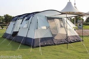 Tenda familiare o gruppi per campeggio 6-12 posti XXL 580x410cm Nuova