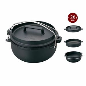 snow peak CS-520 CAST IRON OVEN 26 cm Dutch Oven from Japan