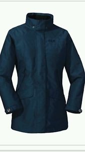 Womens Jack Wolfskin Queens coat night blue XL bnwt cost £165