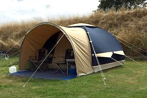 Karsten 300 Pod Tent with Beige Comfort Awning