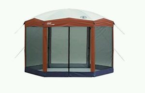 Coleman Camping Hex Instant Screened Canopy Tent Shelter w/Carry Bag | 12' x 10'