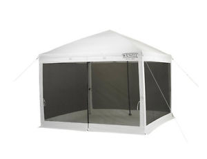 Wenzel 10' x 10' Straight Leg Camping Smartshade Screenhouse Outdoor Picnic Tent