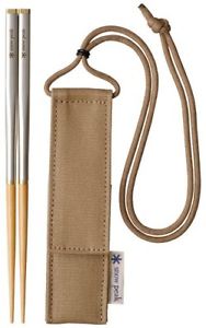 Snow Peak Bamboo Carry-On Chopsticks One Color, M