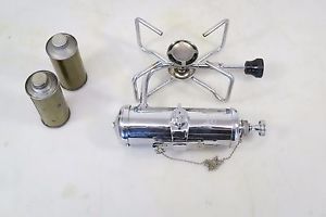 Unique rare vintage Enders 9060 petrol gas stove, CHROME EDITION, HARDLY USED!