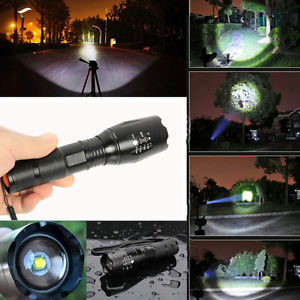 100PCS 3000LM Zoomable T6 LED 18650 Flashlight Focus Torch Lamp Light G700 X800