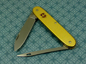 Swiss Bianco Exclusive Victorinox Pioneer Seaman Gold Alox Swiss Army Knife