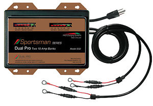 Dual Pro SS2 Sportsman Series 2 Bank Charger 10 AMP/Bank