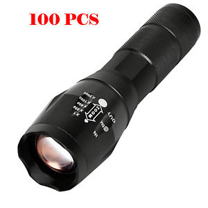 100X G700 X800 5000LM T6 LED Zoomable Flashlight 18650 Focus Torch Light Lamp