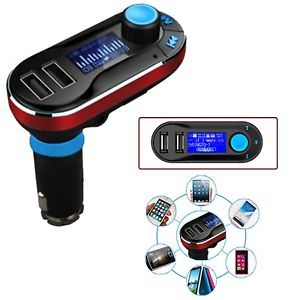 AUTO DRAHTLOSER FM-SENDER MP3 LADEGERÄT DOPPEL USB ANSCHLUSS FÜR 2014/2015