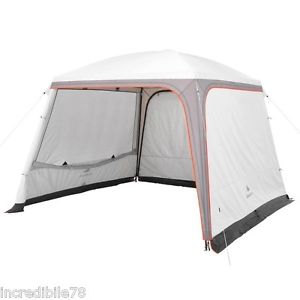 QUECHUA GAZEBO 3M X 3M FRESH Semplice da montare e autoportante con zanzariera