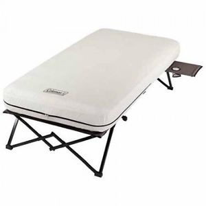 Coleman Twin Framed Airbed Cot Camping Outdoors 4D Battery Pump Compact Durable