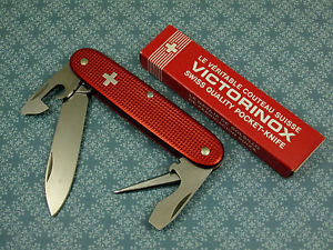 Discontinued Victorinox Pioneer Red Alox Swiss Army Knife - NIB