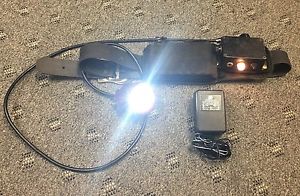 Rechargable 21-24 Volt Coon Hunting Belt Light, Charger & Red/White Led Headlamp