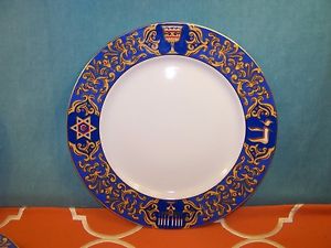 Celebrations American Atelier for Bloomingdales Judaic Symbols 4 Dinner Plates