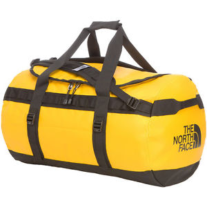 The North Face Base Camp Medium Duffel Bag 72L Back Pack Gold/Black 60cm x 38cm