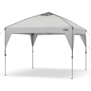 CORE 10' x 10' Instant Shelter Canopy with Wheeled Carry Bag Gray