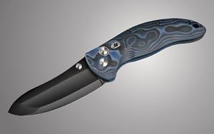 Hogue Extreme EX-04 Folding Knife w/ 154CM Blade & Blue Lava G-Mascus Handle!