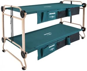 XL Portable Cot Bunk Bundle Polyester Steel Folding Camping Bed Outdoor Green