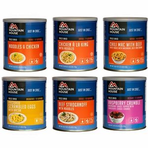 MOUNTAIN HOUSE FOOD STARTER KIT #10 Cans -  Newly Manufactured!