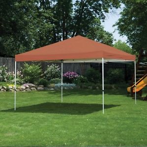 ShelterLogic 12'x12' Pro Pop-Up Canopy Straight Leg with Cover Terracotta Sturdy