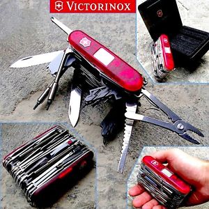 Victorinox SwissChamp XAVT Ruby 80 Implement Swiss Army Knife - SWITZERLAND