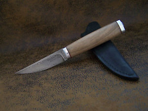 ROSARMS CUSTOMS Zlatoust Jubiläums Damast Messer PUUKKO Jagdmesser HRC-62