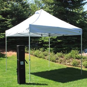 Outdoor Canopy Tent 10 Foot x 10 Foot Lightweight Aluminum, Sidewall Enclosure