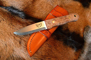 Bushcraft knife hand made woodlore style.