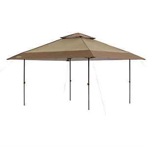 13' x 13' Pagoda Instant Canopy / Gazebo Shelter (169 sq.ft Coverage) UV Brown