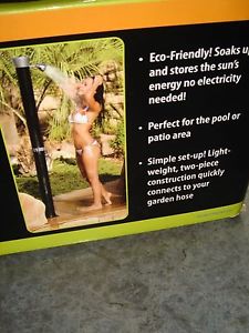 Outdoor Solar Shower Portable Two-Piece NEW NIB