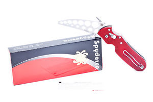 Spyderco P'Kal Trainer Red G-10 C103TR Folding Knife