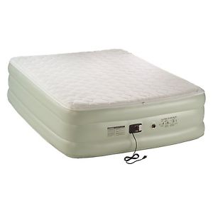 Coleman Premium Double-High SupportRest w/Pillow Top and Built-In Pump Queen