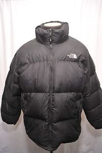 NORTH FACE MENS XL 700 GOOSE DOWN HIKING JACKET BLACK FR64