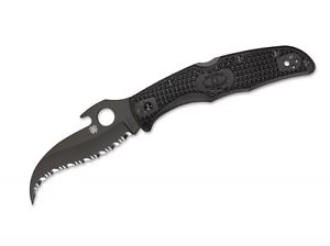 Spyderco C12SBBK2W Matriarch2 , Lightweight Black