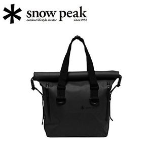 Snow Peak Dry Tote Bag Waterproof  Black L size UG-421BK  From Japan NEW