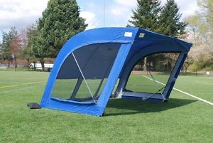 PORTABLE SHELTER TENT PREMER SOCCER FIELD HOCKEY LACROSSE FOOTBALL ROYAL BLUE