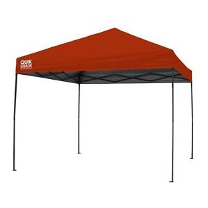 Shelter Expedition 100 Team Colors Red Instant Canopy UV Shade Steel Frame New