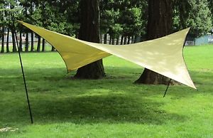 MOSS 19' PARAWING Rare Wing TARP SHELTER from CAMDEN ME USA Tent Legend pre- MSR