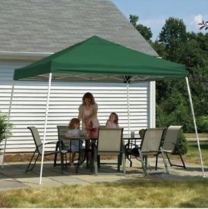 ShelterLogic 12 x 12 Steel Frame Slant Leg Pop-Up Canopy Durable Collapsible New