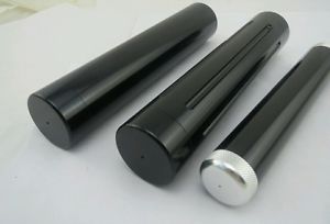 3 T-6 ALUMINUM tubes 7" (fluted & plain) 1/2-28 magLite 1.375 id 1.75 od