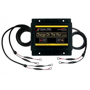 CRS2 Dual Pro Charge-On-The-Run Charger with 2 12V Outputs