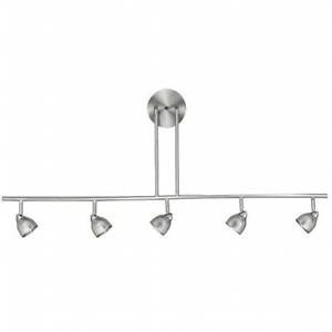 Cal Lighting SL-954-5-BS Track Lighting, Brushed Steel