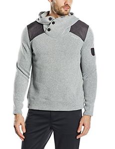 Pullover da uomo con cappuccio Odlo Midlayer Lucma, Grigio (grigio), L