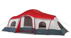 Ozark Trail 10 Ten Person Cabin Outdoor Shelter Family Camping Camp Hiking Tent