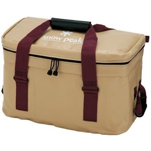 Snow Peak Soft Cooler, 38/40-Quart, Beige