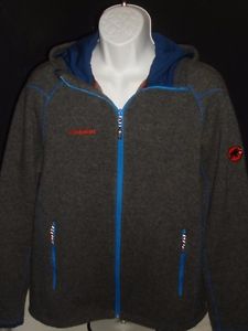 Mammut Plano Hoody Men Gray Full Zip Hooded Jacket Sz. L