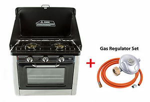 Camping Gas Stove Portable Stainless Steel Outdoor Caravan 2 Burners Hob CO-01