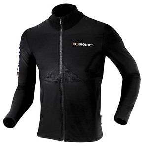 X-Bionic, Maglia a maniche lunghe con cerniera Uomo Functional Beaver, Nero (bla