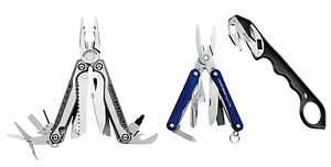 Leatherman Charge TTi Multitool + Leatherman Z-Rex + Leatherman Squirt PS4 Blue