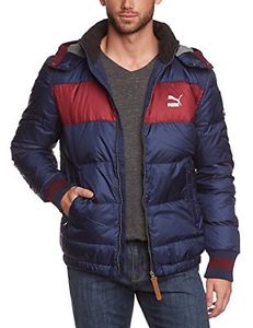 Puma, Giacca Uomo Varsity Down, Blu (Peacoat), M